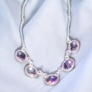 Amethyst 5 Stone Necklace